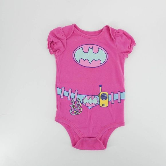 Batman Other - Batman | Toddler Girls Batman Onesie, Pink, 24M
